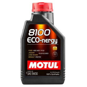 Олива двигуна 8100 ECO-NERGY SAE 5W30 (1L) MOTUL 102782