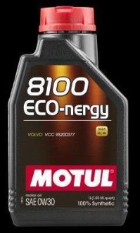 Масло моторное синтетическое "8100 ECO-NERGY 0W-30", 1л MOTUL 102793