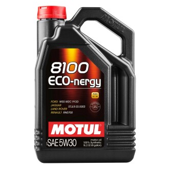 Мастило моторне 8100 ECO-NERGY SAE 5W30 (5L) 812306 MOTUL 102898