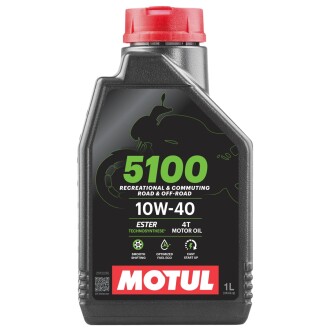 Олива для 4-тактних двигунів 5100 SAE 10W40 (1L) 836511 MOTUL 104066