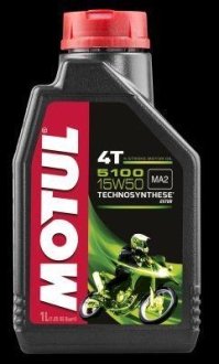 Олива для 4-тактних двигунів 5100 4T SAE 15W50 (1L) 836711 MOTUL 104080