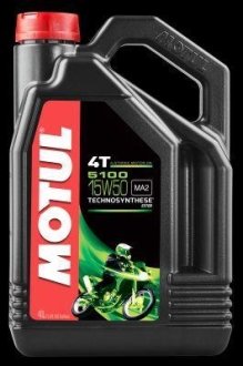 Мастило моторне 5100 4T SAE 15W50 (4L) 836741 MOTUL 104083