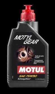 Трансмиссионное маслоSAE 75W-90 MOTUL 105783