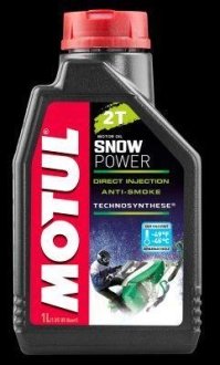 Масло моторное полусинтетическое "Snowpower 2T", 1л MOTUL 105887