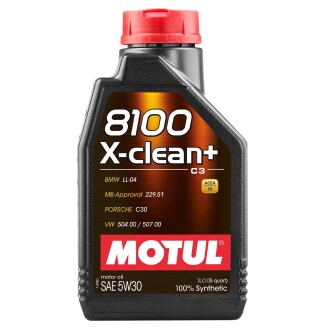 Мастило моторне 8100 X-CLEAN+ SAE 5W30 (1L) 854711 MOTUL 106376