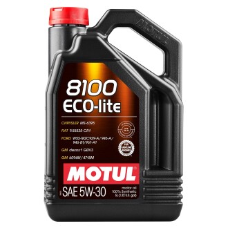 Масло 5W30 ECO-lite SAE 8100 (5L) MOTUL 108214