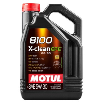 Масло 5W30 X-clean EFE 8100 (5L) MOTUL 109471