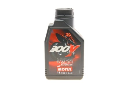 Масло 4T 300V FL SAE 5W30 1L MOTUL 835911