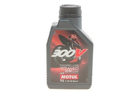 Масло 4T 300V FL SAE 10W40 1L MOTUL 836111