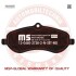 Комплект тормозных колодок, дисковый механизм MSG 13-0460-2738-2N-SET-MS (фото 1)