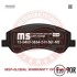 Комплект тормозных колодок, дисковый механизм MSG 13-0460-3834-2N-SET-MS (фото 1)
