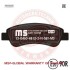 Комплект тормозных колодок, дисковый механизм MSG 13-0460-4812-2N-SET-MS (фото 1)