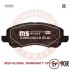 Комплект тормозных колодок, дисковый механизм MSG 13046057602NSETMS (фото 1)