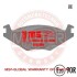 Комплект тормозных колодок, дисковый механизм MSG 13-0460-7030-2K-SET-MS (фото 1)