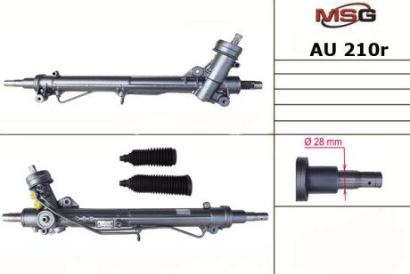 Рейка кермова (відновлена) з г/п VW Passat 1996-2005 MSG AU210R