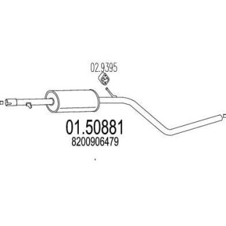 Tіumik њrod. DACIA SANDERO 1.4 MTS 0150881