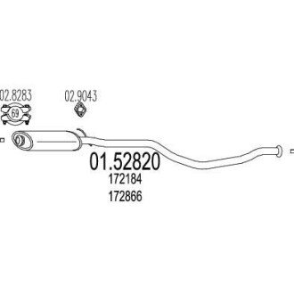 Резонатор MTS 01.52820