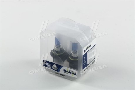 Лампа розжарювання TWIN SET HB4 12V 55W RANGE POWER WHITE NARVA 48626S2