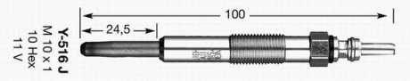 Свічка розжарювання NGK 6416