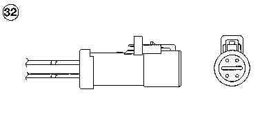 SONDA LAMBDA NGK 90897 (фото 1)