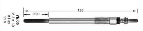 Свічка накалу CITRON 1,4/1,6HDI C3-C5 NGK DPOWER73