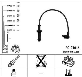 Комплект проводов зажигания NGK RCCT615