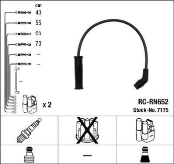 Дроти запалювання NGK RCRN652