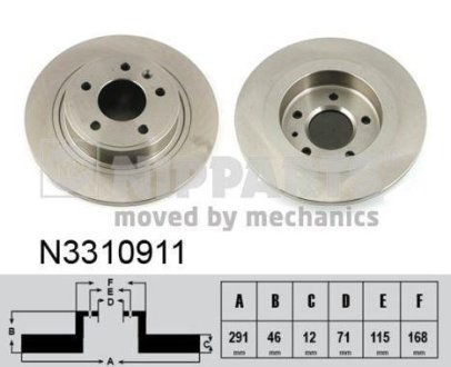 Диск NIPPARTS N3310911