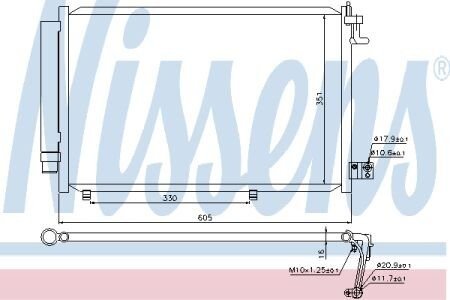 Автозапчасть NISSENS 40108