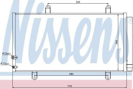 Автозапчасть NISSENS 40194