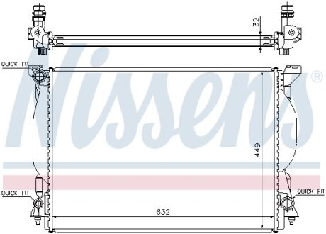 Радіатор NISSENS 60306A