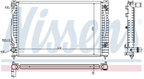 Радіатор NISSENS 60494