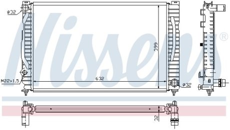 Радіатор NISSENS 60496