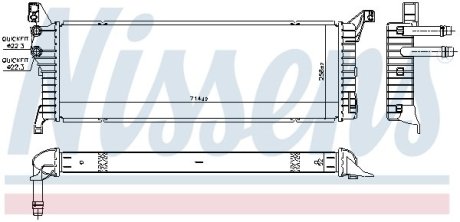 Інтеркулер NISSENS 606087