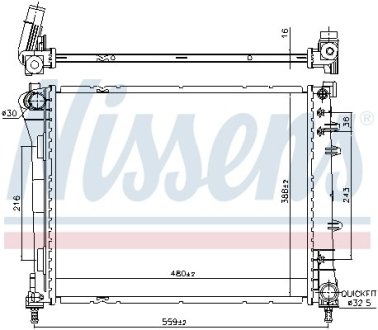 Радіатор NISSENS 606159