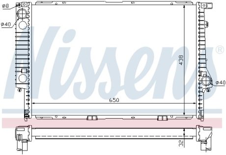 Радіатор NISSENS 60622A