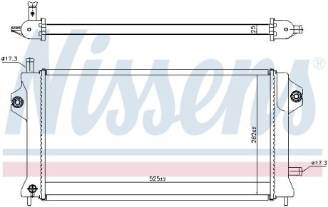 CHЈODNICA MITSUBISHI OUTLANDER 12- NISSENS 606529