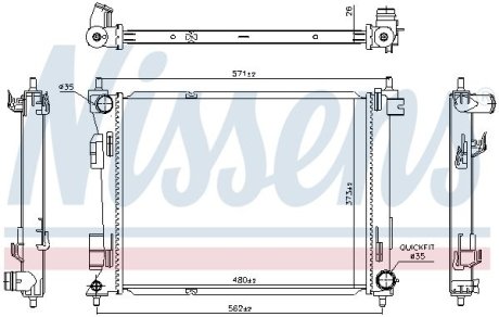 NISSENS 606731