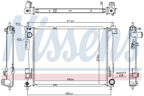 NISSENS 606734