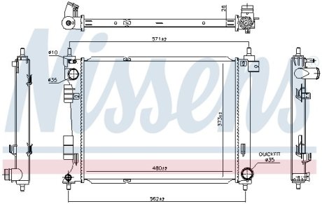 NISSENS 606735