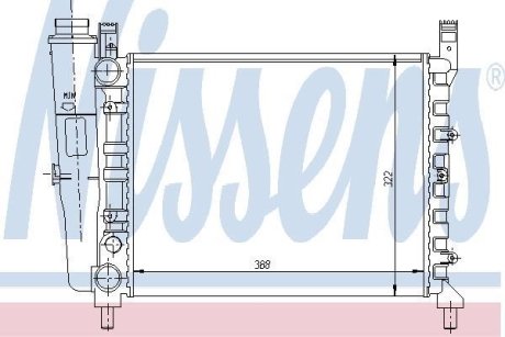 Радіатор NISSENS 61940