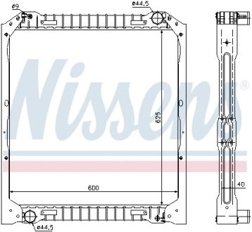 Радіатор NISSENS 62349A