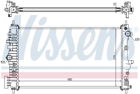 Радіатор NISSENS 630712