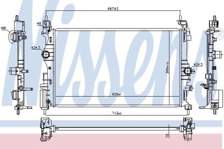 Автозапчасть NISSENS 630786