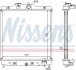 Радіатор, охолодження двигуна NISSENS 63310A (фото 1)