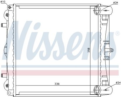 Радіатор NISSENS 63776