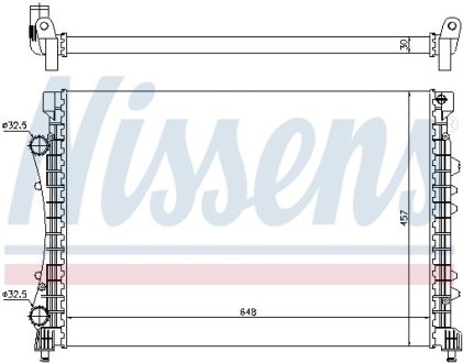 Радіатор NISSENS 63815