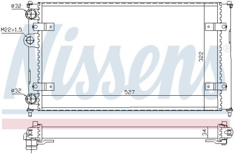 Радіатор NISSENS 639951