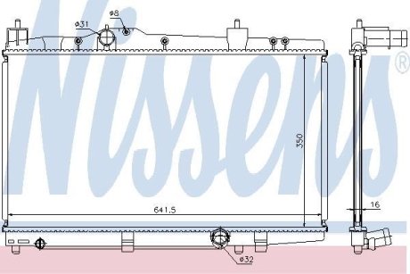 Радіатор NISSENS 64655A