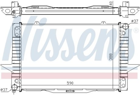 Радіатор NISSENS 65536A